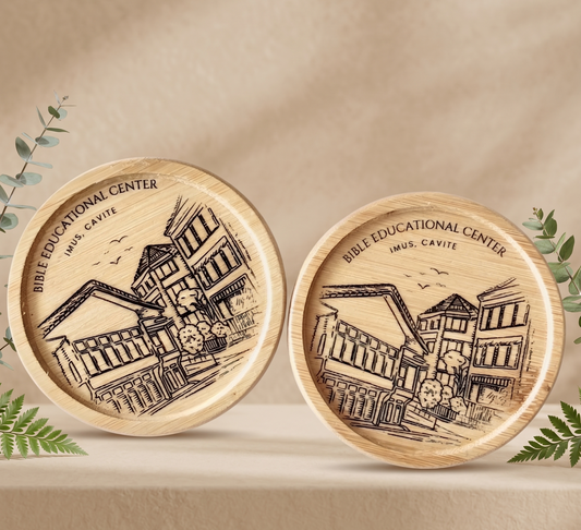 Personalized Bamboo Wood Coaster